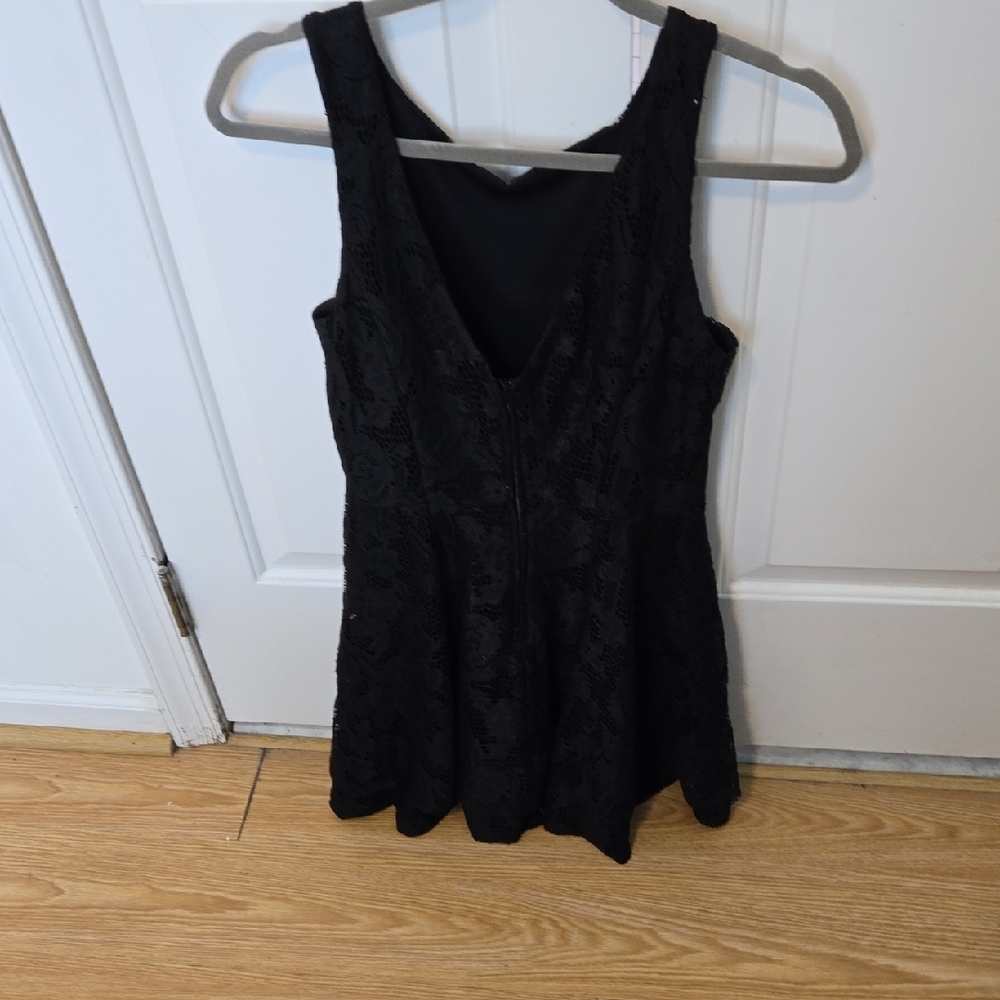 Speechless Black Lace Sleeveless Dress - Picture 2 of 3
